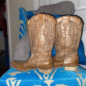 Tan Cowgirl Boots
